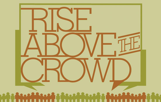 Logo for Rise Above the Crowd