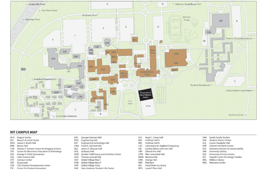 Map of RIT campus