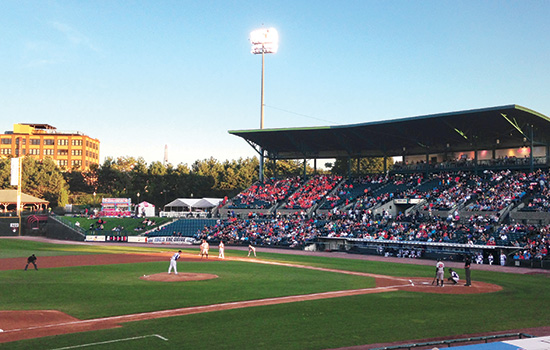 Picture of baseball stadium