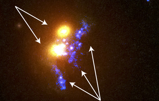 Computer rendering of star formation