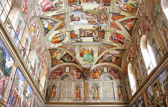 Picture of ceiling mural