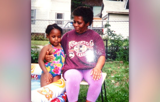 photo of Shantel Forrest and parent.