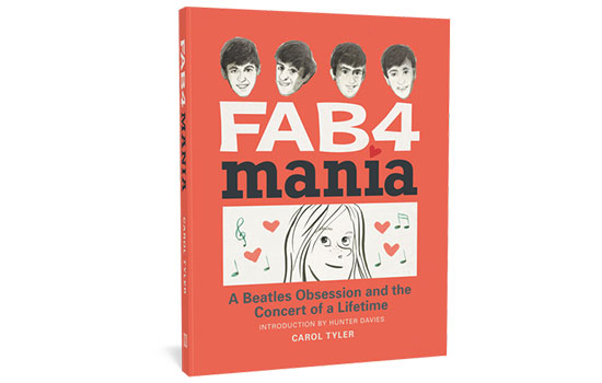 book cover for Fab 4 Mania.