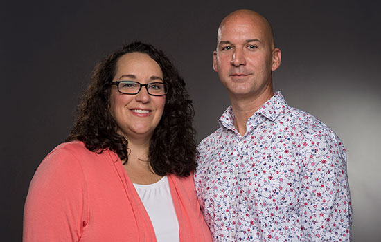 portrait of Lori Rios and MAtthew Reynell together.